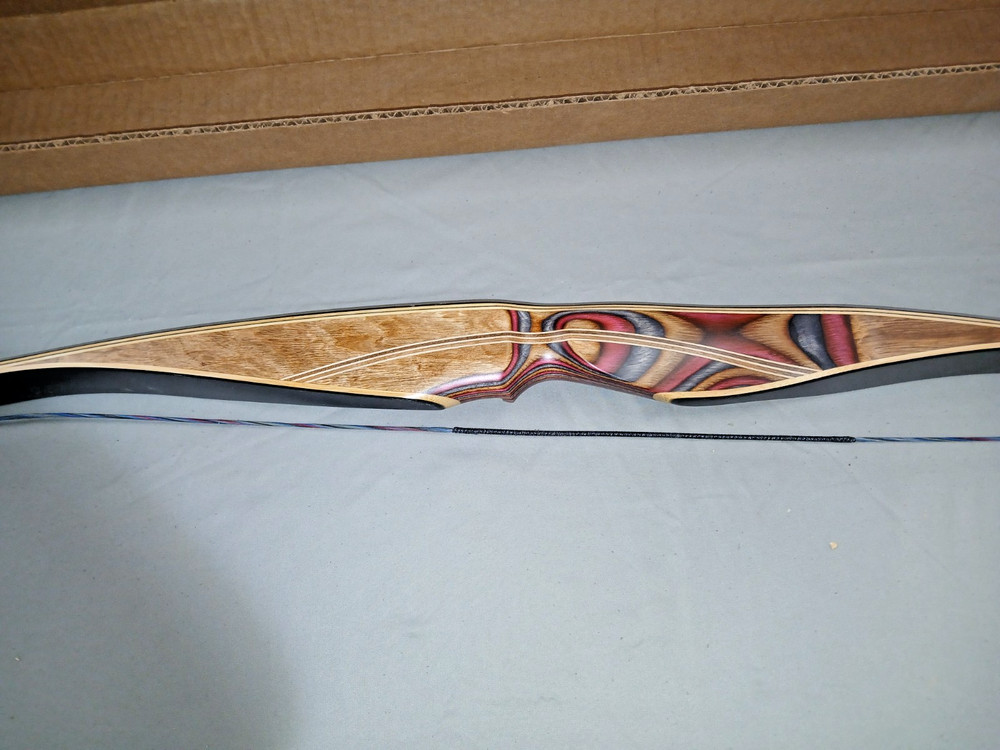 CHARRON ARCHERY - CUSTOM LONGBOW 62"AMO @56#