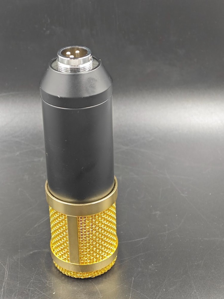 BM-800 Condenser Microphone Black/Gold Used Working