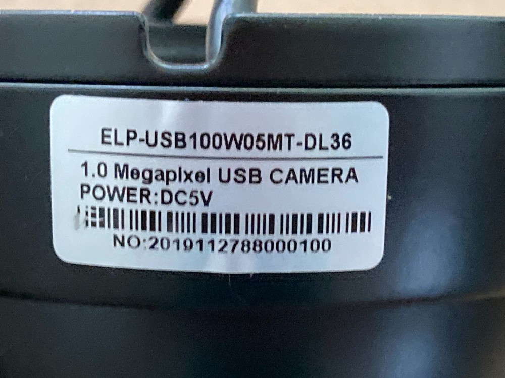 1.0 Megapixel USB Camera, Open Box, Unused, Home Security