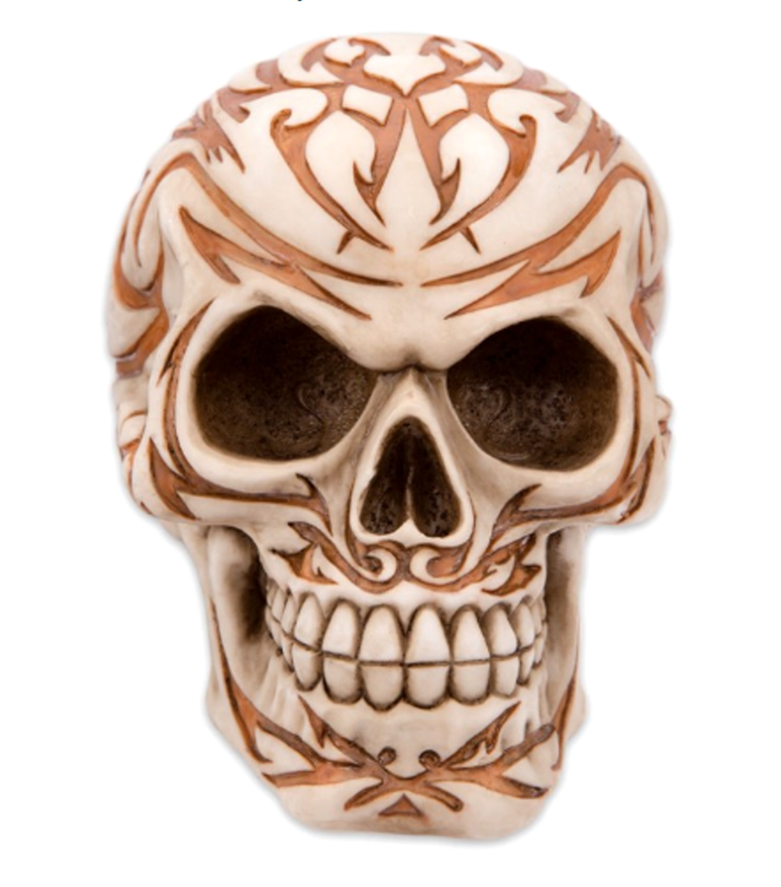 Skull Tribal Bones Tattoo