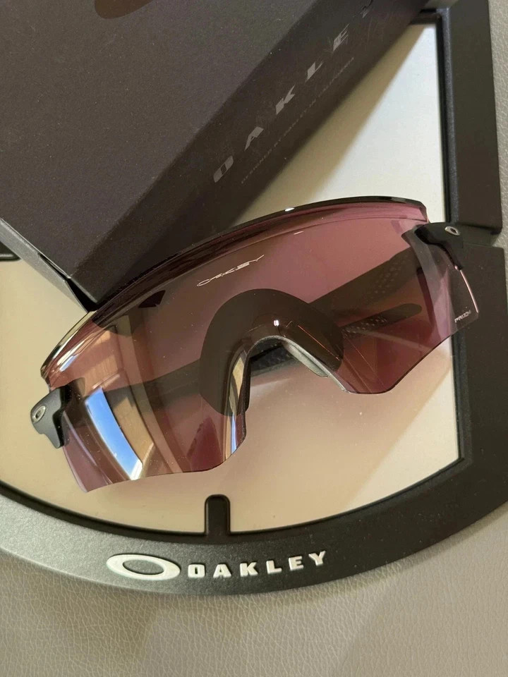 Oakley OO9471 Encoder Shield Sunglasses Matte Black Prizm Dark Golf w/case