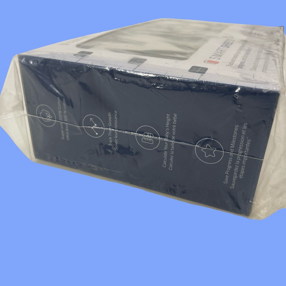 Nanit Smart Sheets 100% Cotton Fitted Crib Sheets Pebble Gray #1078