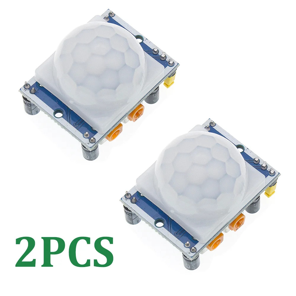 2PCS HC-SR501 PIR Sensor Module For Raspberry Pi Temperature Sensor Infrared
