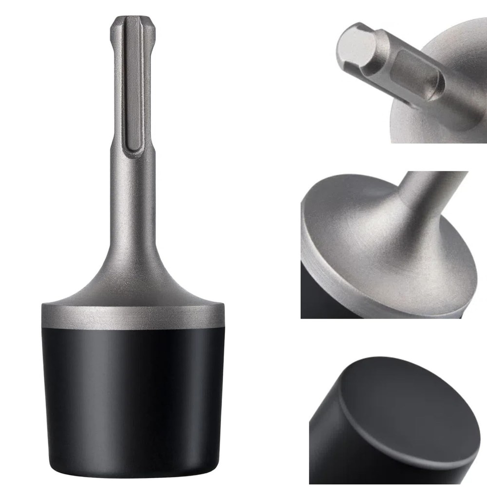 2Pcs Driven Rubber Mallet with SDS PLUS Handle Rubber Tool Hammer for Pre...