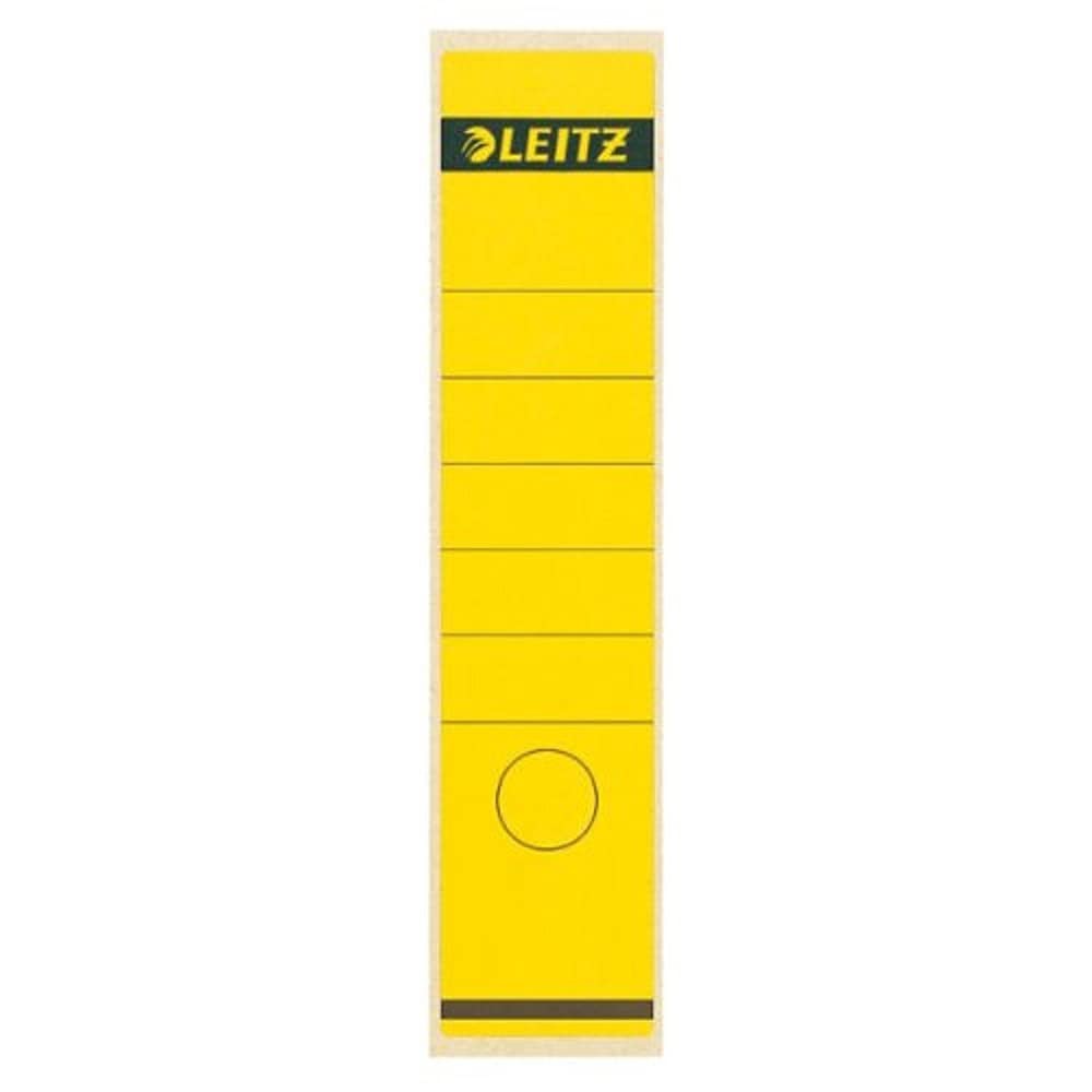 Leitz 16400015 – Self-Adhesive Label, Yellow, Rectangle, Ring Binder, Paper)