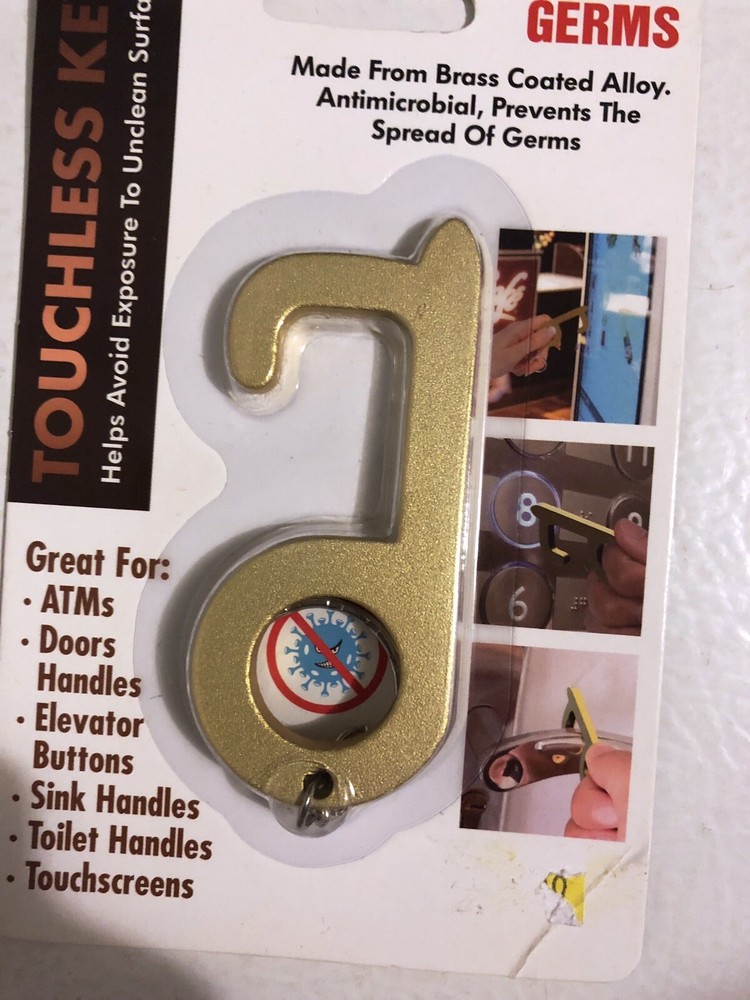 TOUCHLESS KEY - Prevent and Protect from Germs Antimicrobial PPE Safety