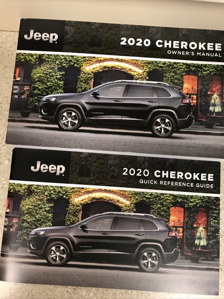 2020 Jeep Cherokee Owners Manual With Case