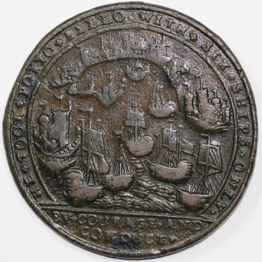 1739 Admiral Vernon Betts Medal *6 Ships*