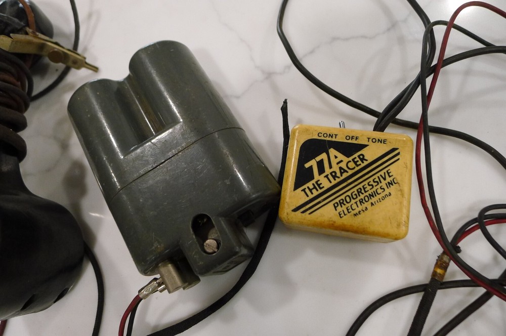2 VTG BELL SYSTEM LINEMAN TEST PHONES WITH TRACERS