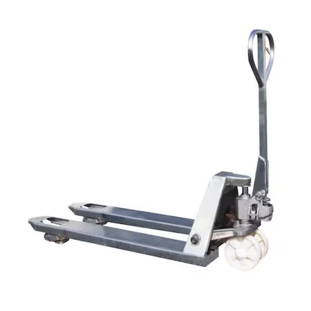 Dayton 2Tur3 Pallet Jack, Galvanized, Fork L 48 In