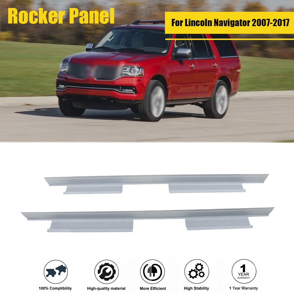 Compatible For Lincoln Navigator 2007-2017 Replaces Left+Right Rocker Panel