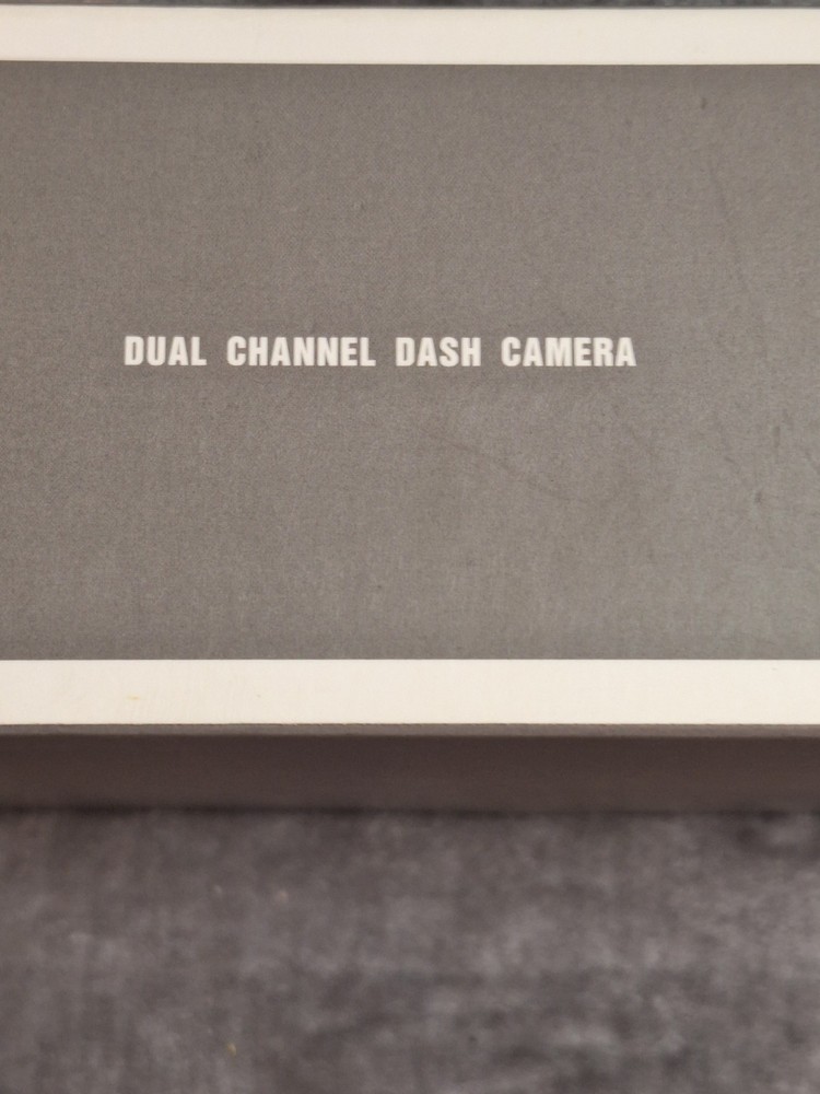 Dual Front & Back Channel Dash Camera - 1080P + 720P