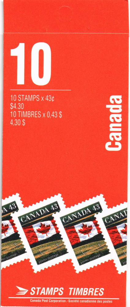 Canada 1992 Yvert C 1298a(I) Basic Flags MNH VF