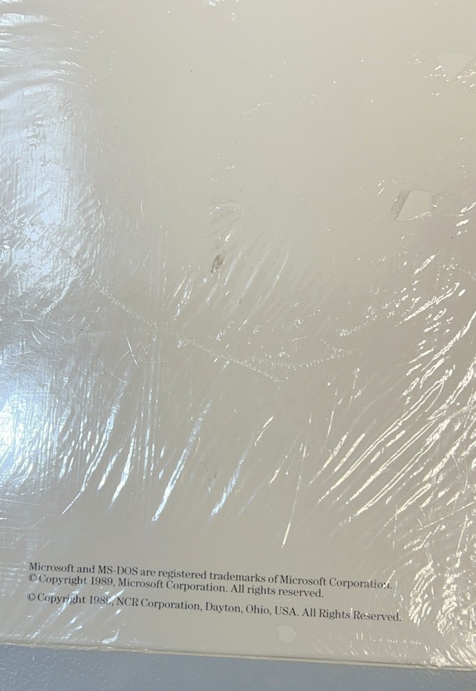 NCR MS-DOS w/Software New in Box