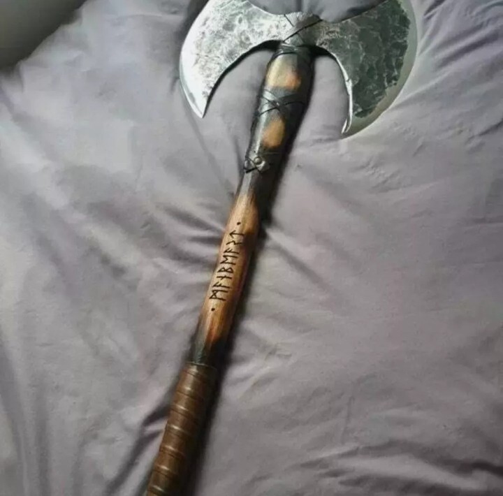 Large Norse Axe, Double Blade Axe, Double Head Viking AXE Large VIKINGS AXE GIFT