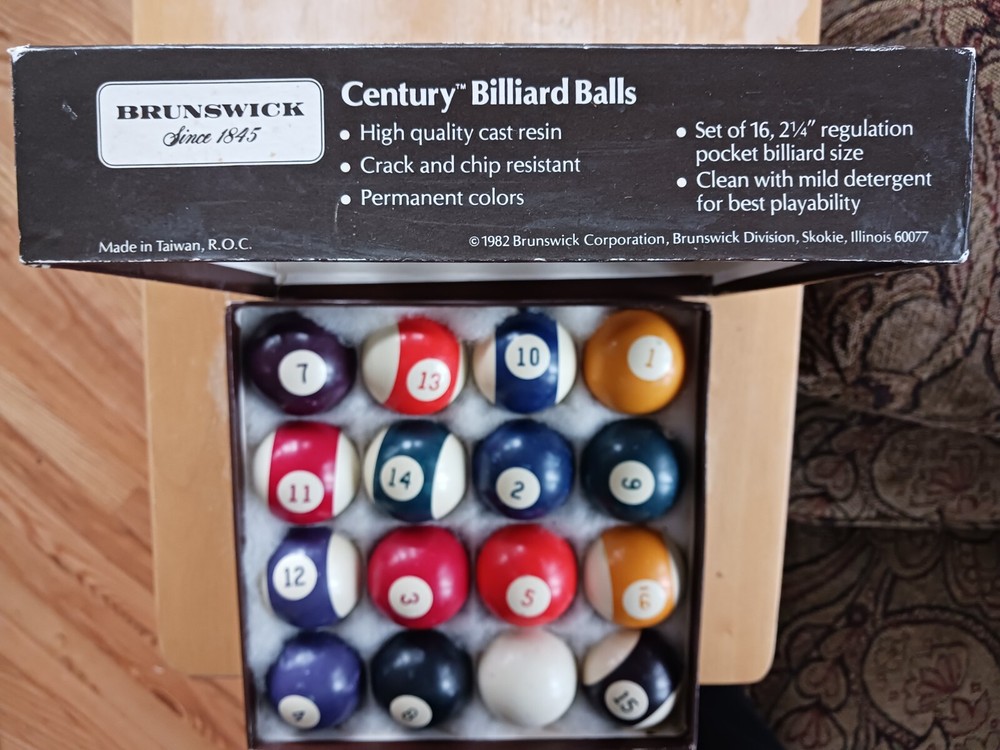 Billard Balls by Century