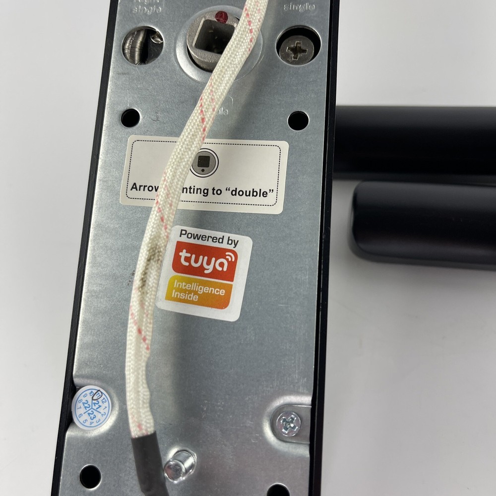 TECHLOCK X8 BLACK - Biometric/Combination/Key Lock w/ Lever