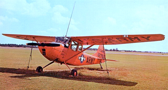 Berkeley/Fox L-19 BIRD DOG PLAN + SCALE DATA for 61" Span RC Model Airplane
