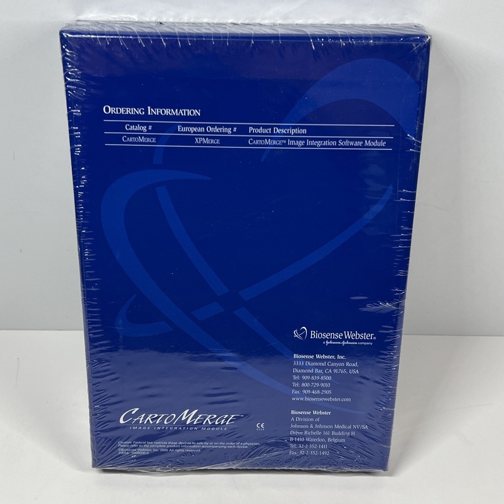 BioSense Webster CartoMerge Image Integration Software Module Mapping System