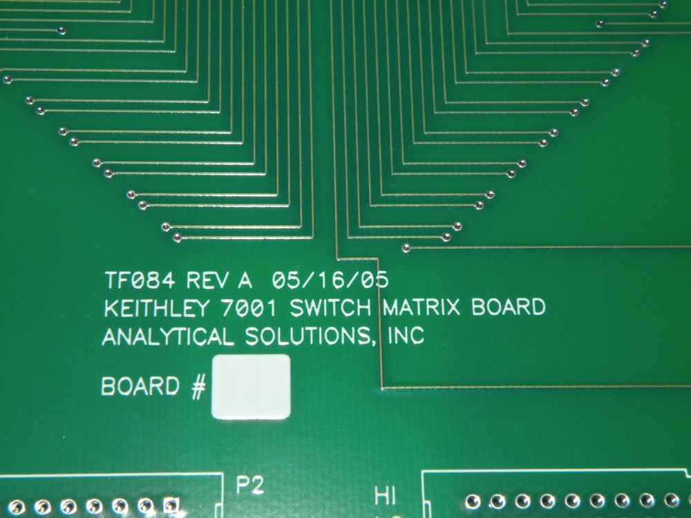 (1) Keithley 7001 Switch Matrix Board Analytical Solutions TF084