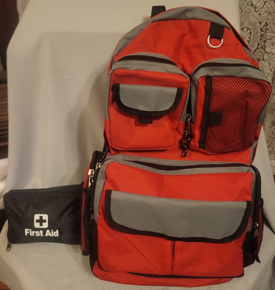 Emergency Zone Backpack Red