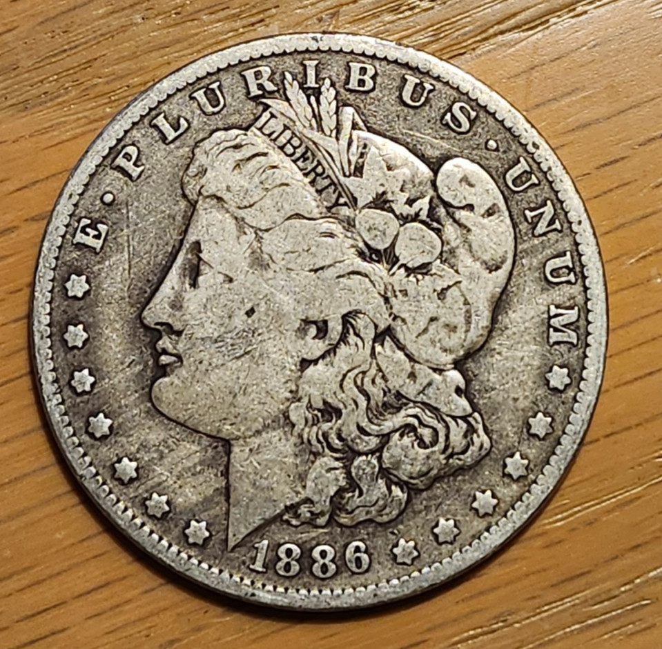 1886 O  MORGAN 90% SILVER