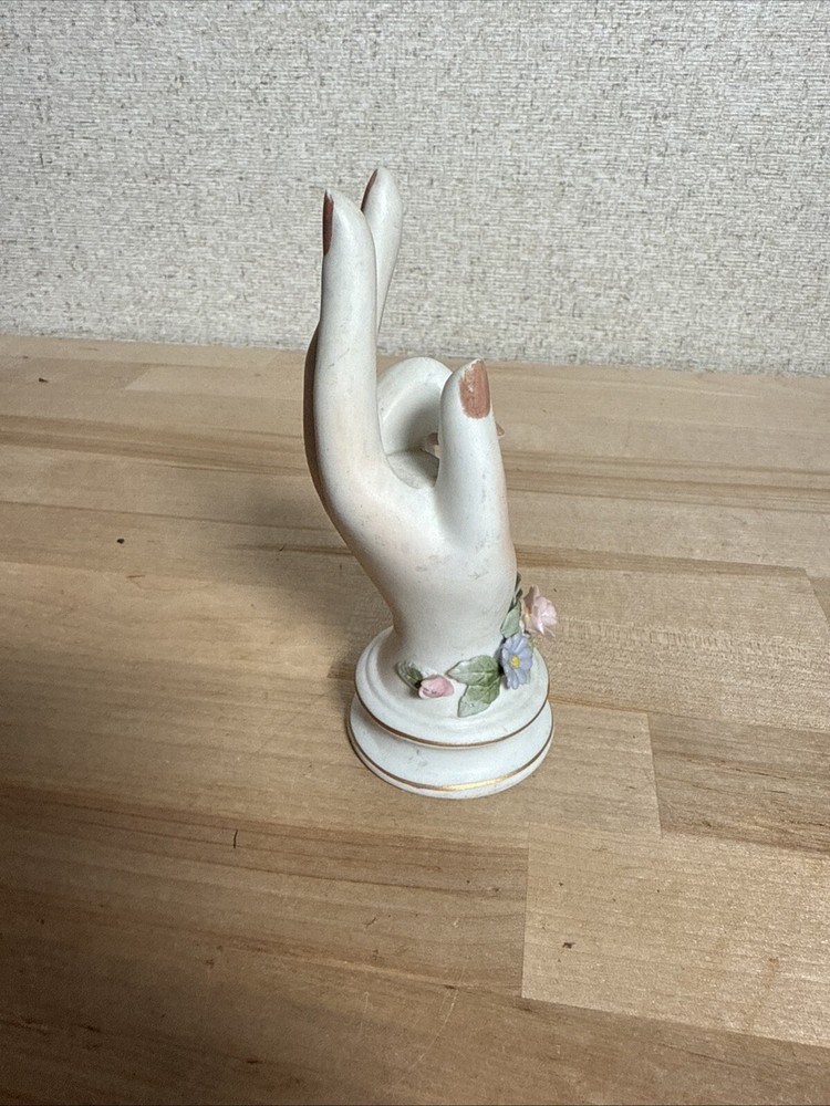 Lefton Hand Lipstick Holder with Label