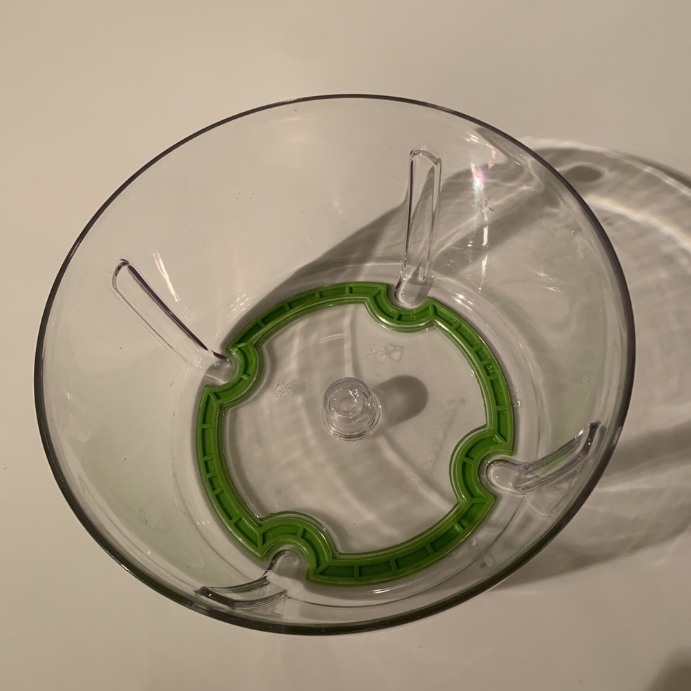 Tupperware Manual Food Chopper Processor Quick Chef Pro Bowl Replacement 5578B-1