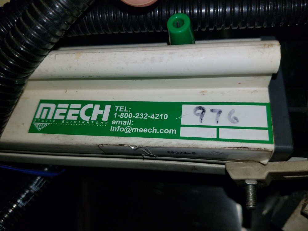 Meech 977 v3 Pulsed DC Controller with 976 Static Eliminator Ionizing Bar