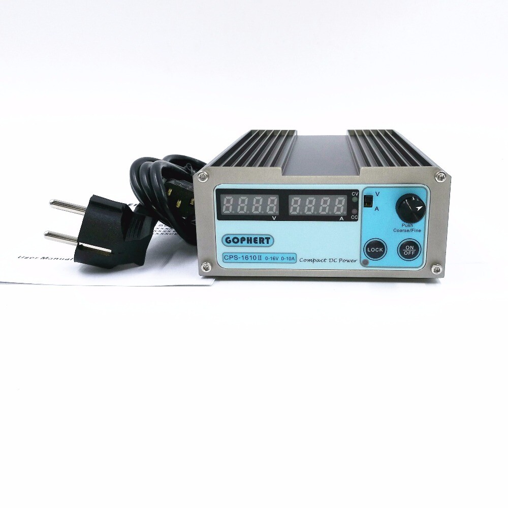 CPS-1610 II Ultra-Small DC Power Supply With LOCK Voltage, Current Lock Function