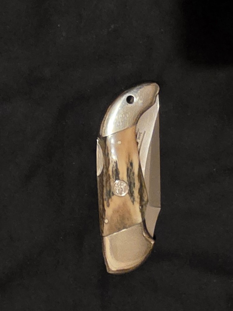 FOX And HOUND POCKET KNIFE   Italy Bone Handle