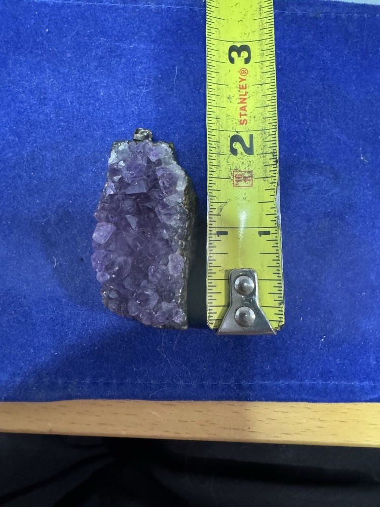 PURPLE AMETHYST CRYSTAL pendant