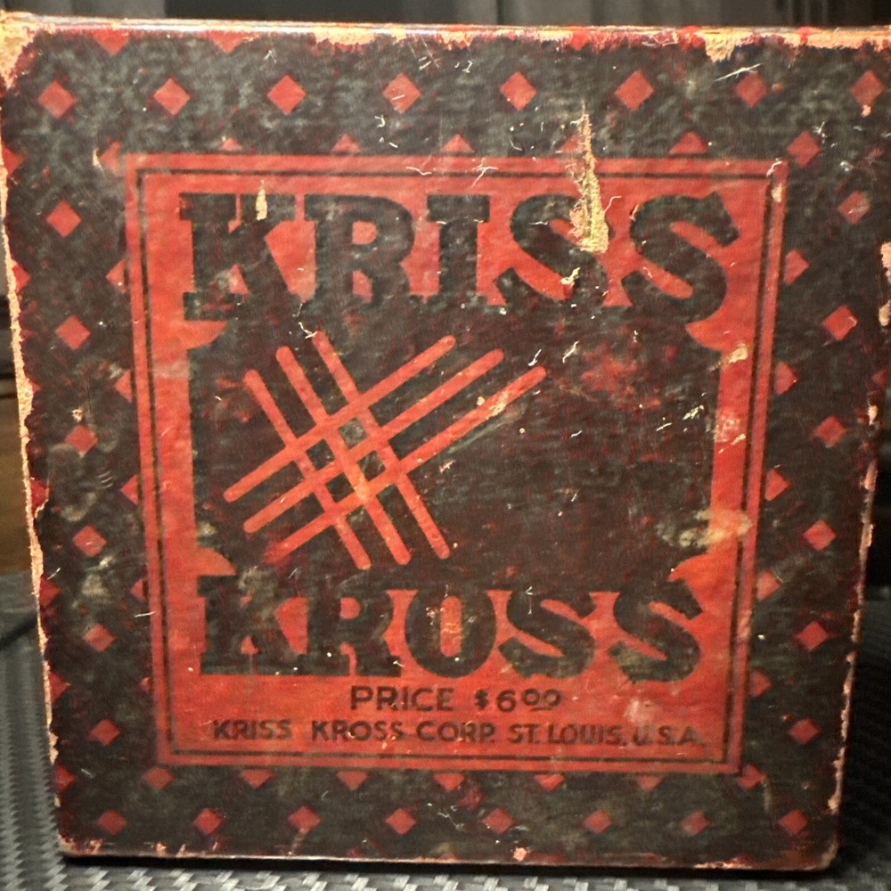 Kriss Kross Stropper Vintage Razor Blade Sharpener Pre-Owned