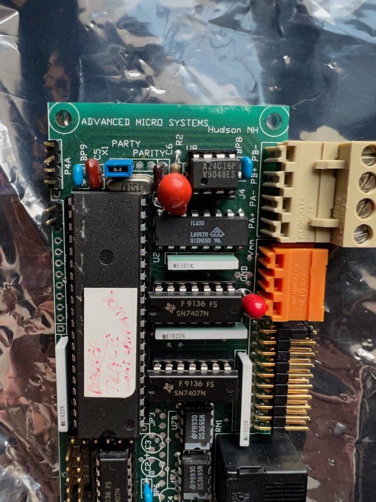 ADVANCED MICRO SYSTEMS AMS SMC-24 MOTOR CONTROL BOARD MCB-24 FIRE LITE USA