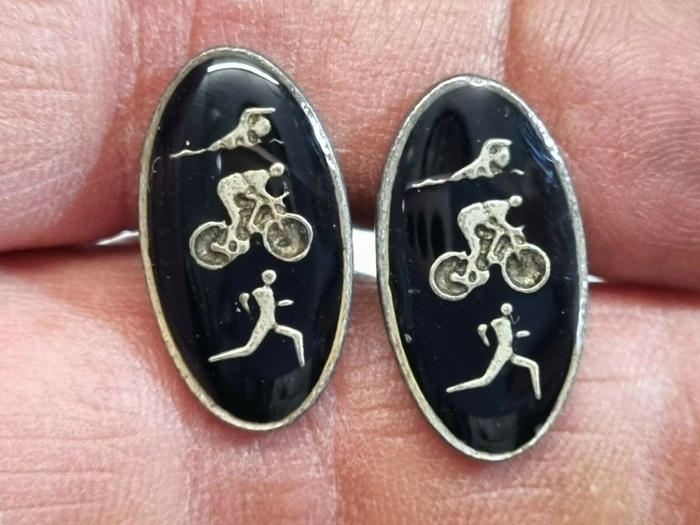 Chuff-Daddy Boxed Triathlon Cufflinks