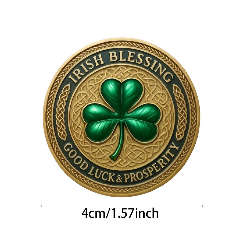 St. Patrick's Day Commemorative Coin IRISH BLESSING GOOD LUCK&PROSPERITY