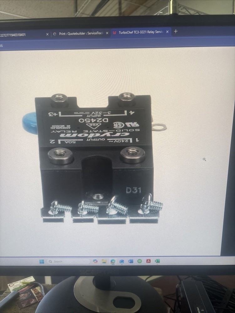 TurboChef TC3-3221 Relay Service Kit, Solid State