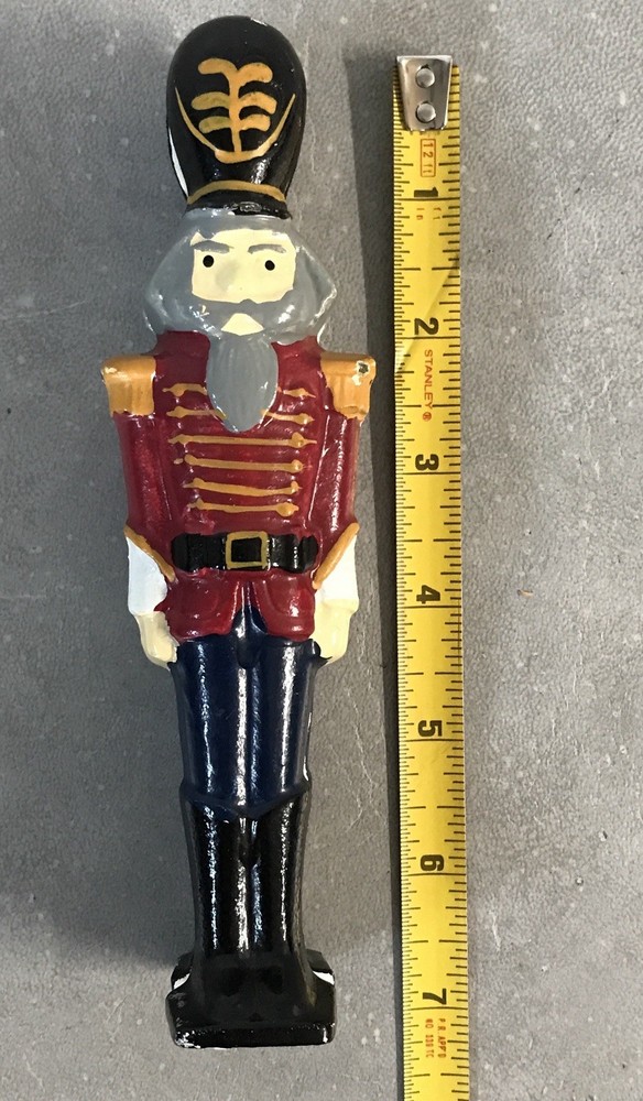 Vintage Cast Iron Nut Cracker Nutcracker Christmas  Soldier
