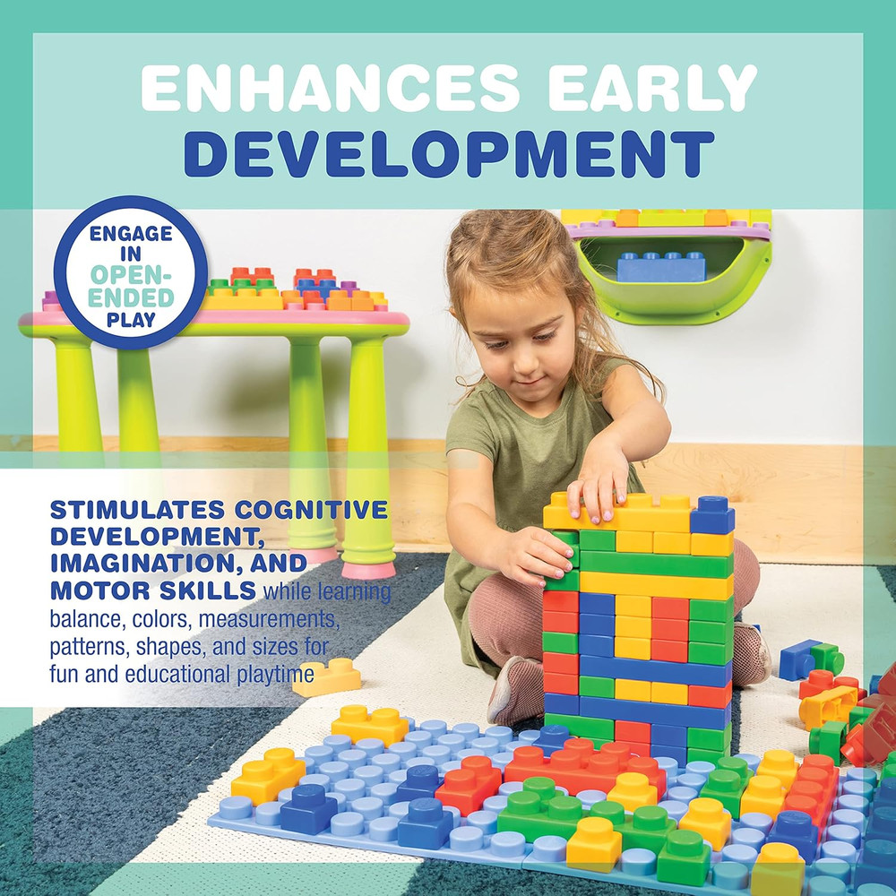 Platform Soft Building Blocks — Educational Sensory Stacking Blocks, Learning To
