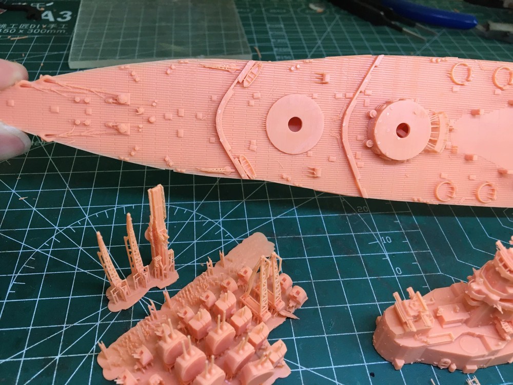 3D Printed 1/700 Soviet Union class Battleship Unpainted Model Kit NEW