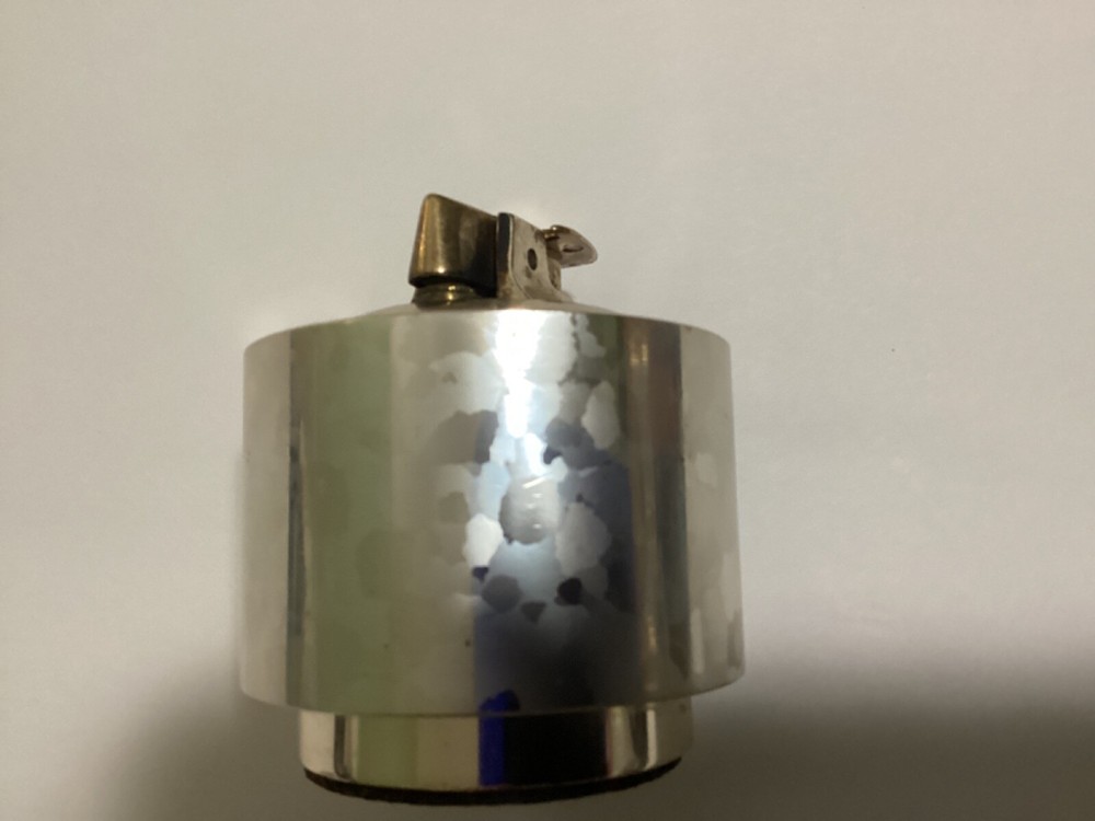Ronson Luralite Silvertone Varaflame Table Lighter