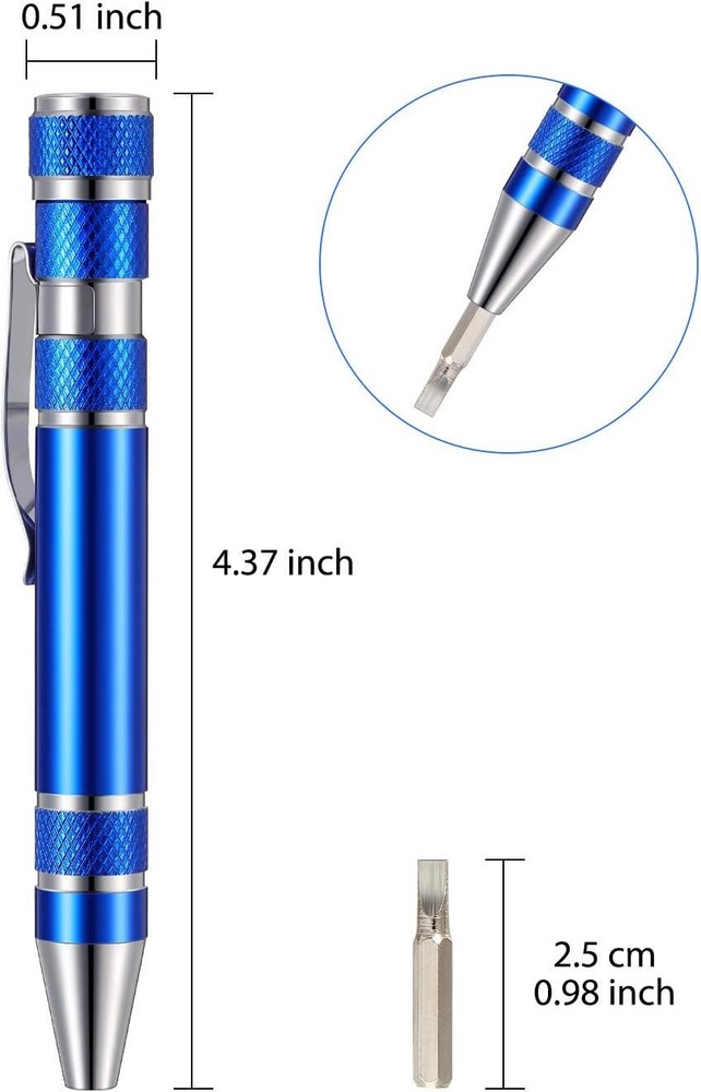 Pen Style Magnetic Screwdriver Multitool Gadget