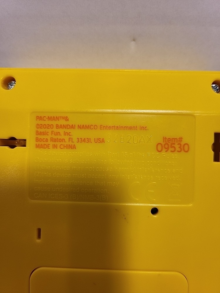 Pac-Man Mini Game Arcade Machine Handheld Classic Retro Tabletop Game