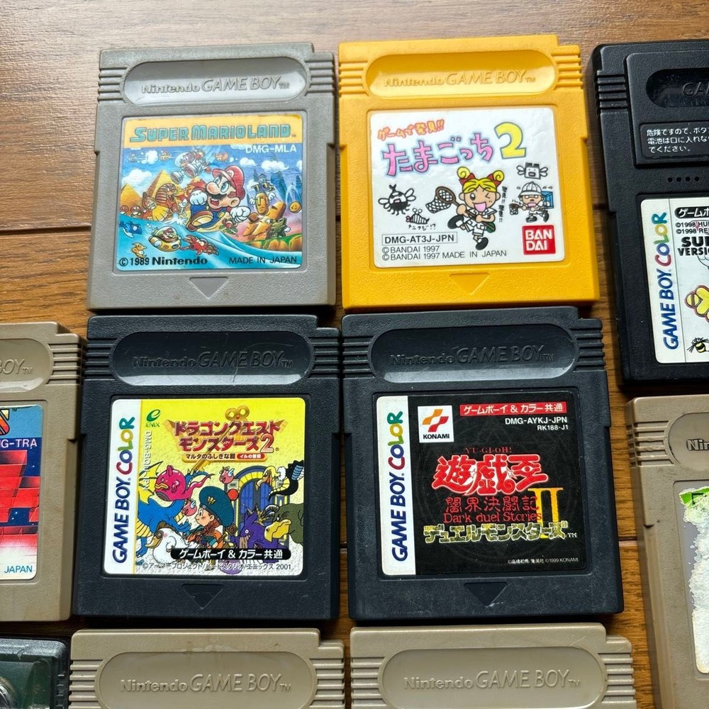 Nintendo Game Boy Advance White Console w/ Games Bundle Set Japan