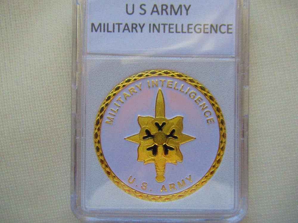 U S ARMY MILITARY INTELLIGENCE Challenge Coin