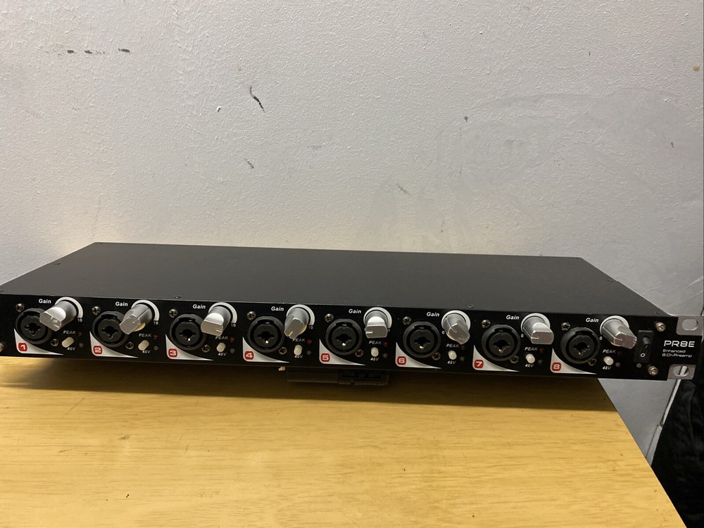 SM PRO AUDIO ENHANCED 8 CHANNEL PREAMP PRE-AMPLIFIER PR8E