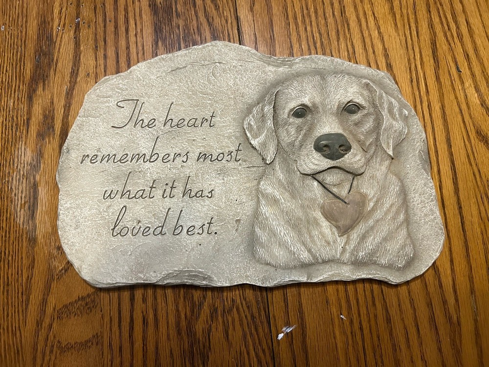 Dog Memorial Plaque.