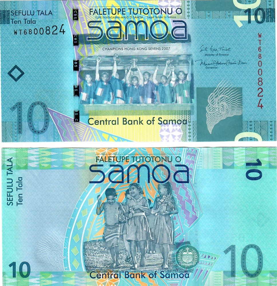 Samoa 10x 10 Tala 2017 UNC