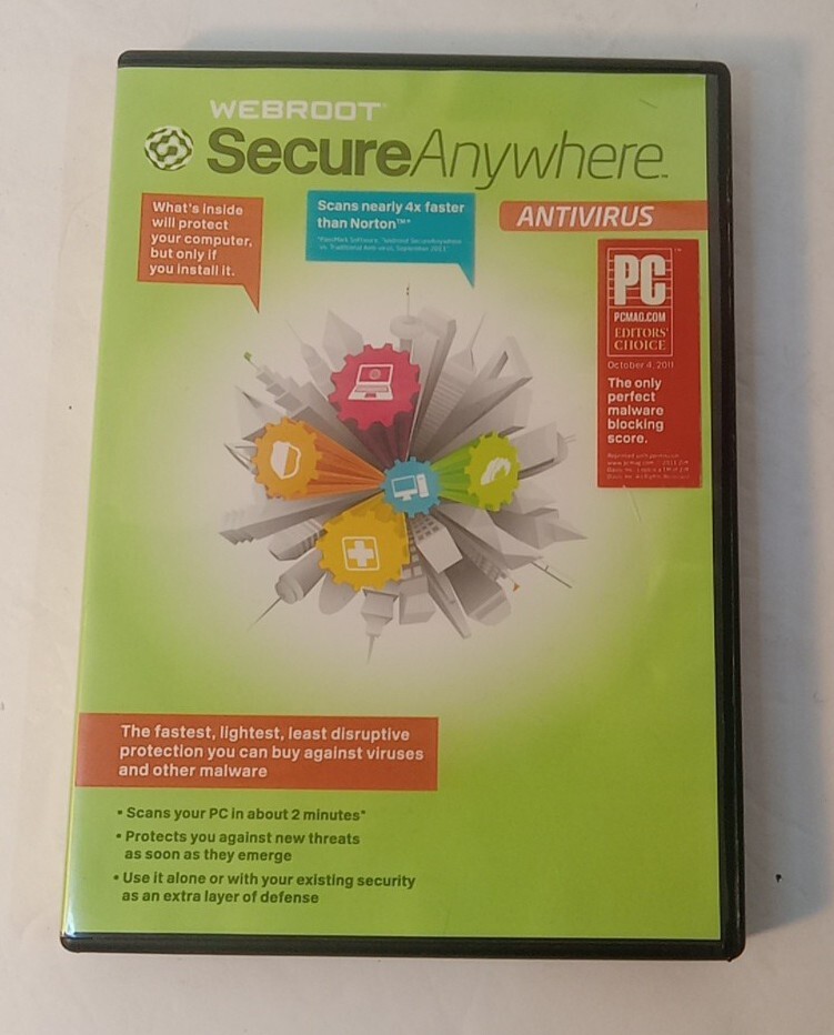 Webroot Secure Anywhere Antivirus (2006 - 2011) Webroot Software