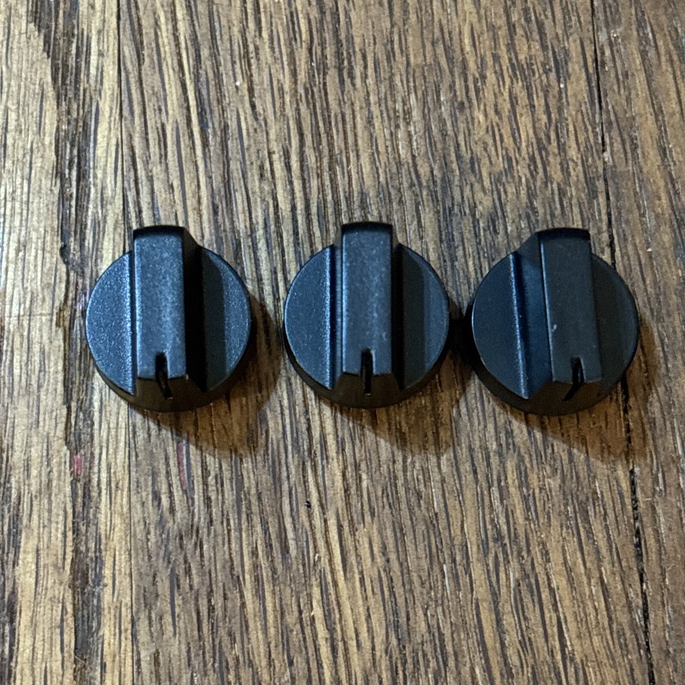 Nad 6325 Cassette Deck 3 Knob Adjustment Set OEM - Replacement Knobs
